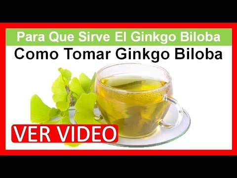 Ginkgo biloba para que sirve como tomar